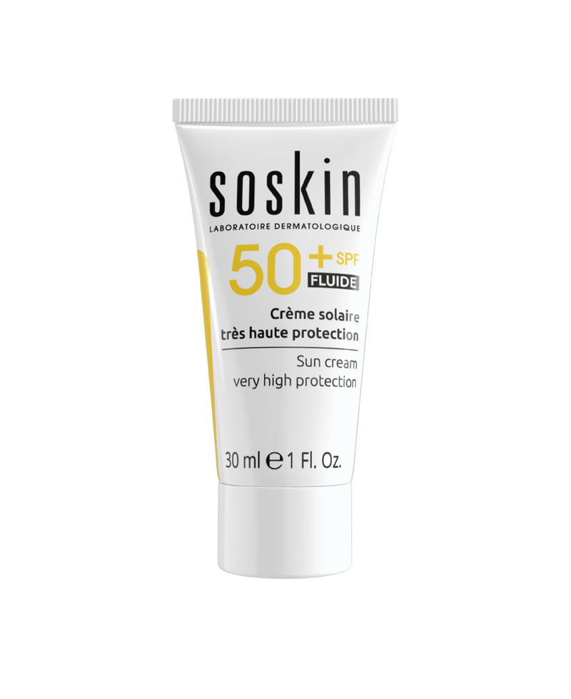 Crème solaire très haute protection fluide SPF50+ - 30ml