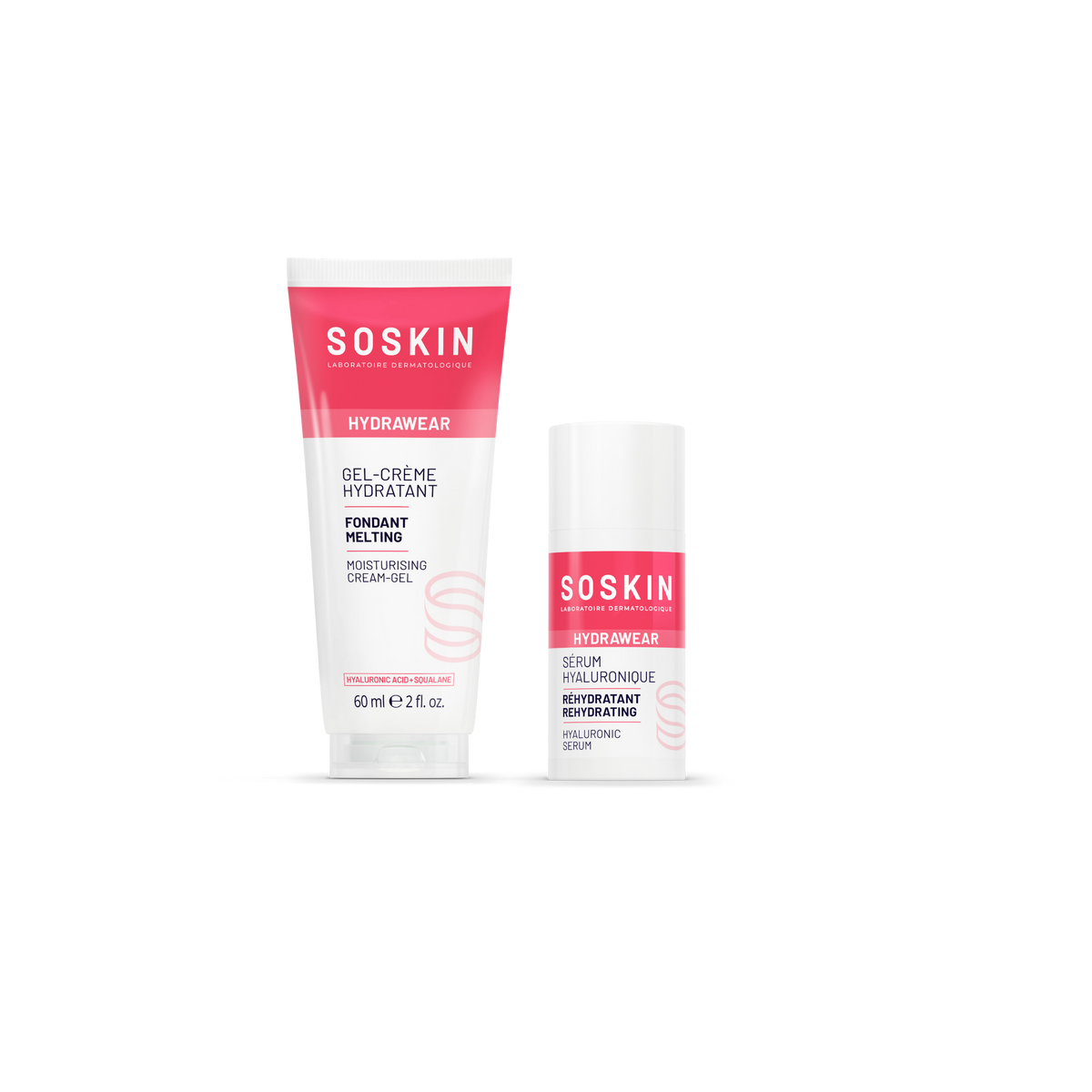 Gel-crème hydratant  & Sérum hyaluronique réhydratant 2PM