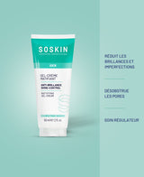 Gel-crème matifiant Soin de la peau Soskin