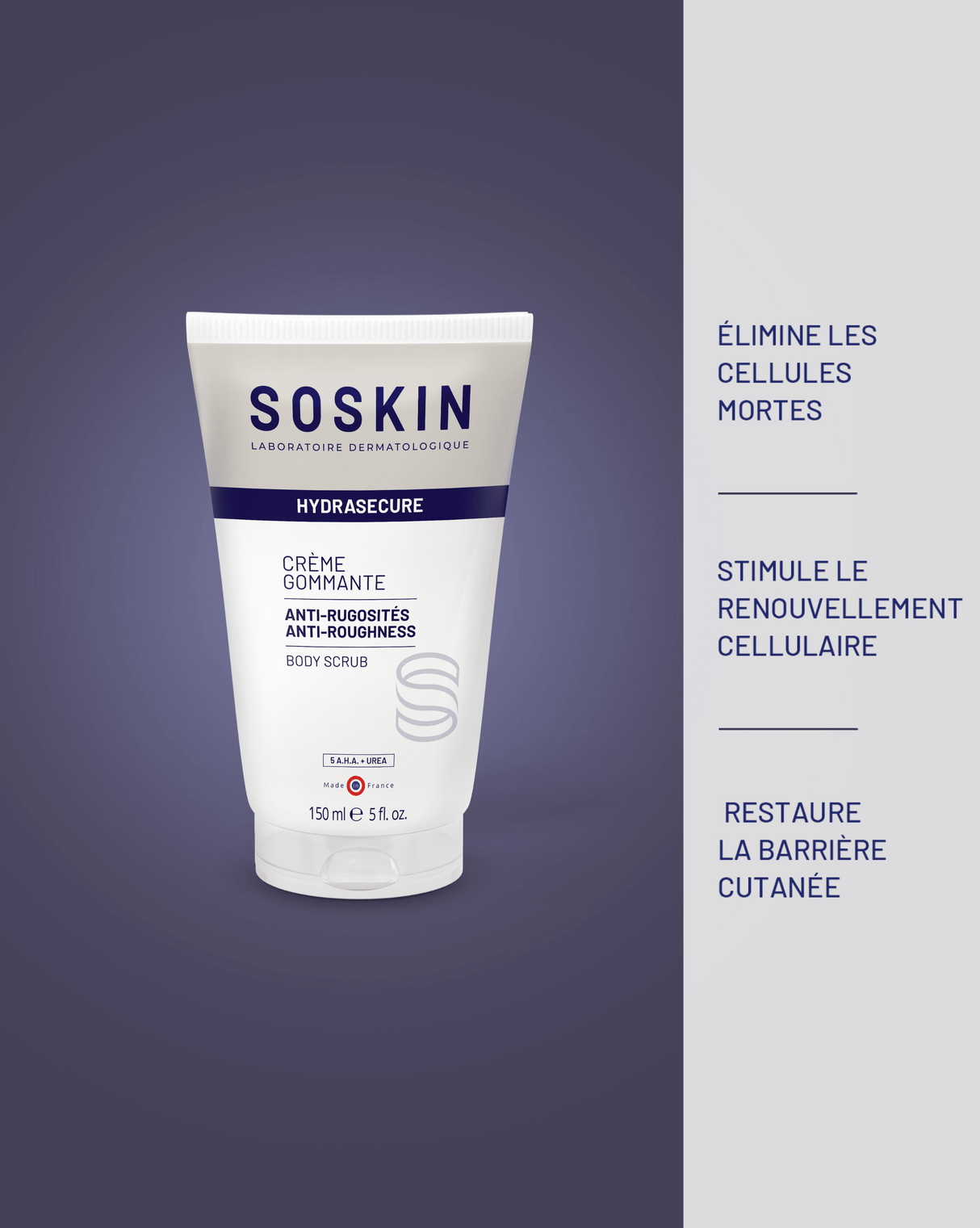 Crème gommante Soins corporels Soskin