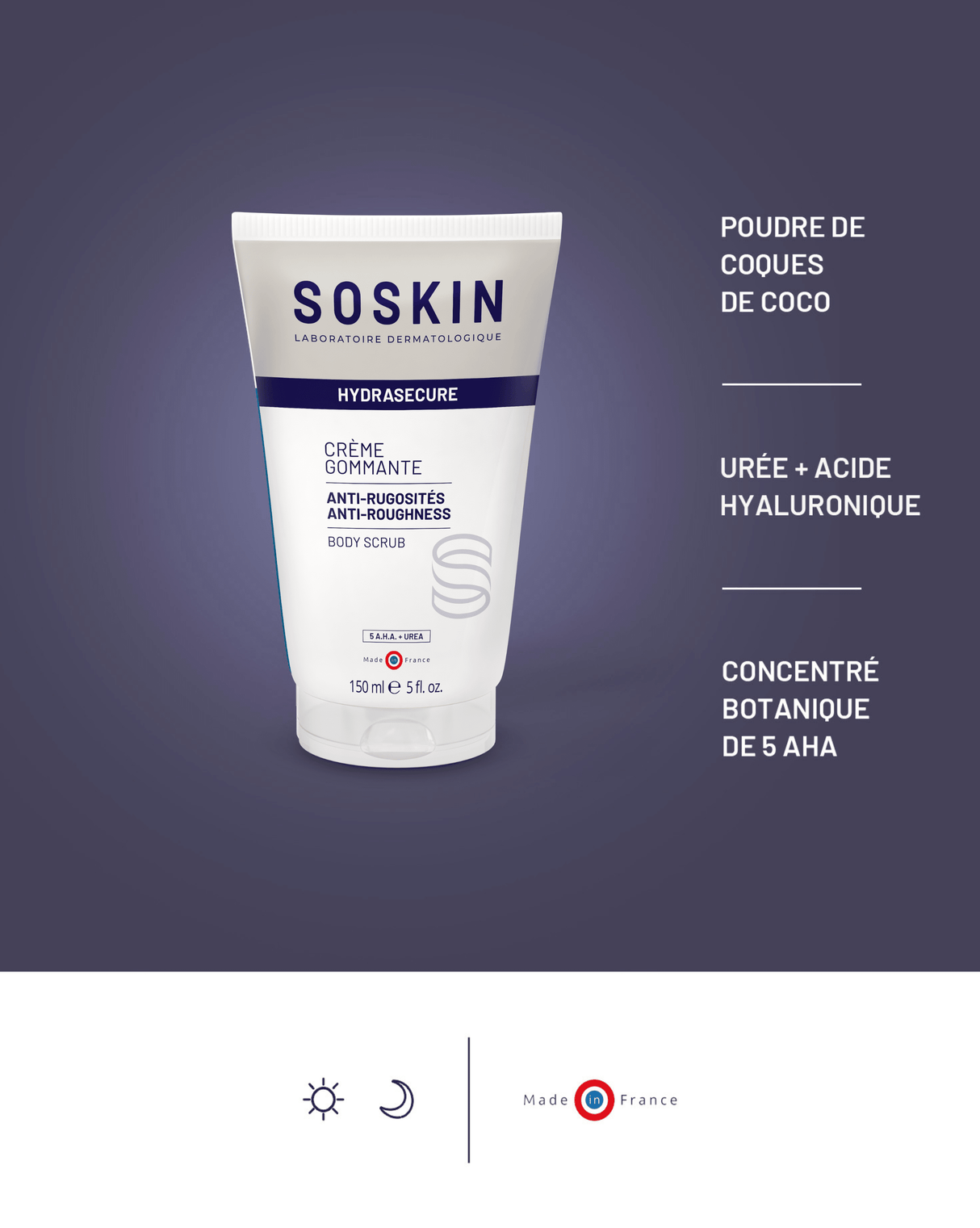 Crème gommante Soins corporels Soskin