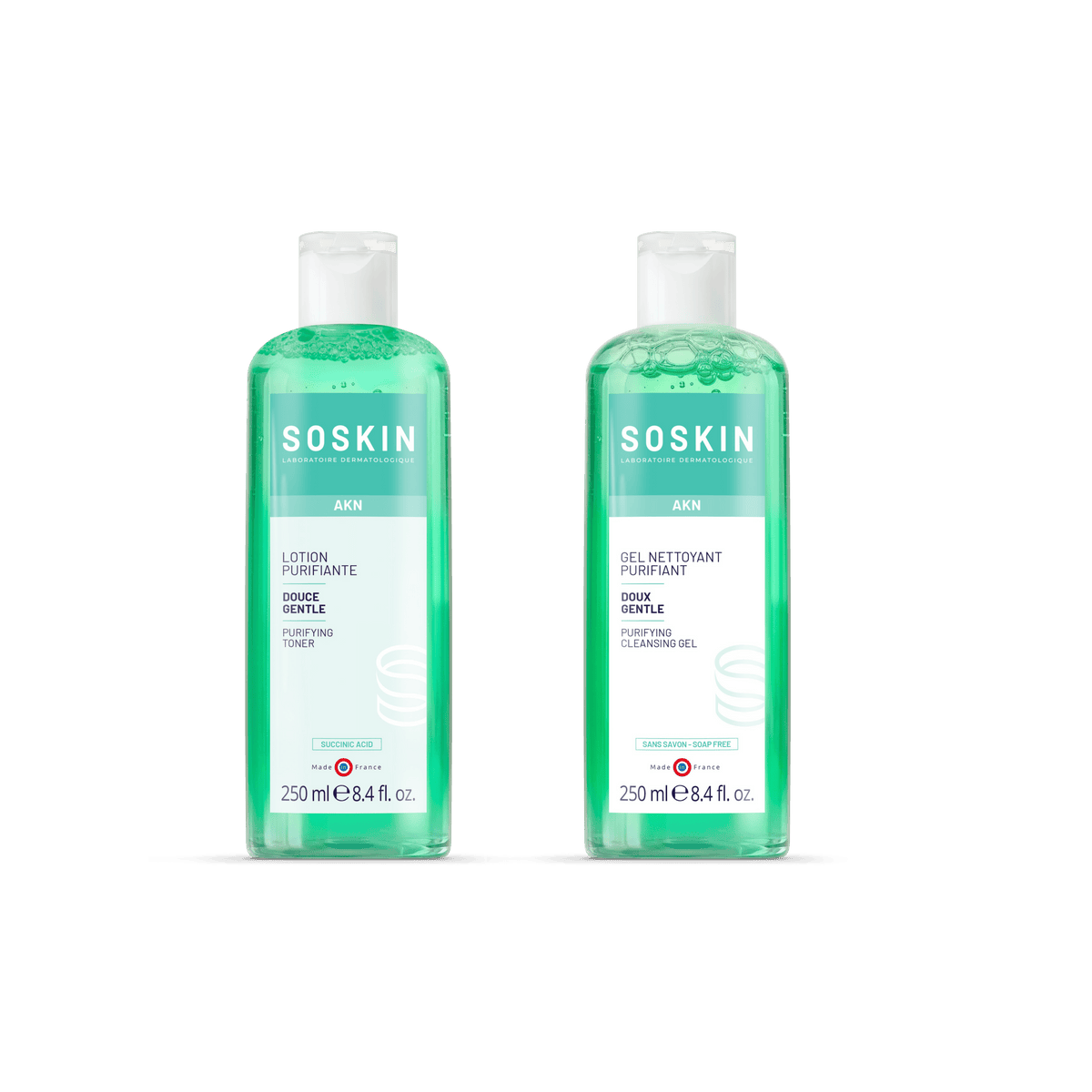 Lotion purifiante & Gel nettoyant purifiant Nettoyants & Démaquillants Soskin