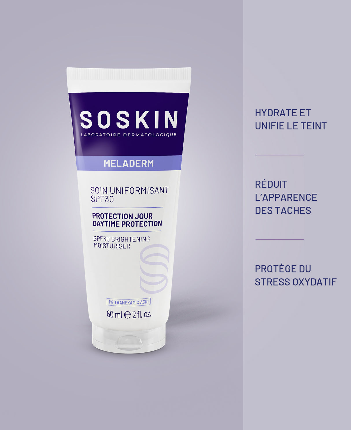 Soin uniformisant SPF30 Soins de jour Soskin