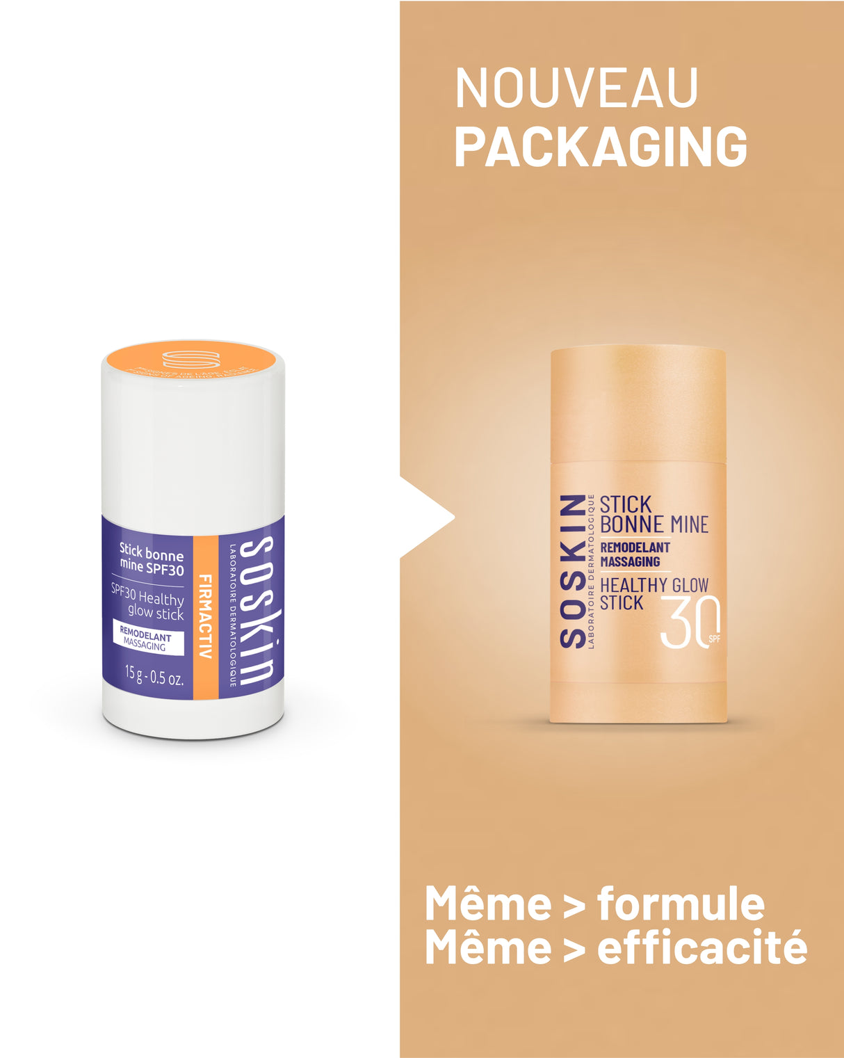Stick bonne mine SPF30 Soskin