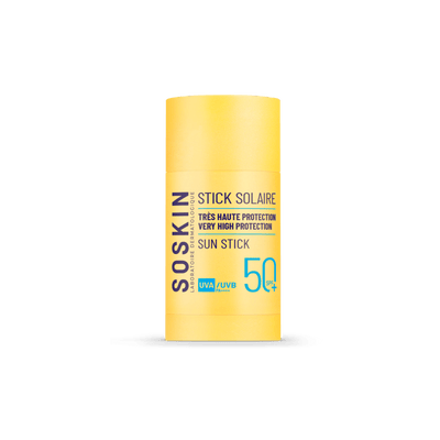 Stick solaire SPF50+ Soins solaires Soskin