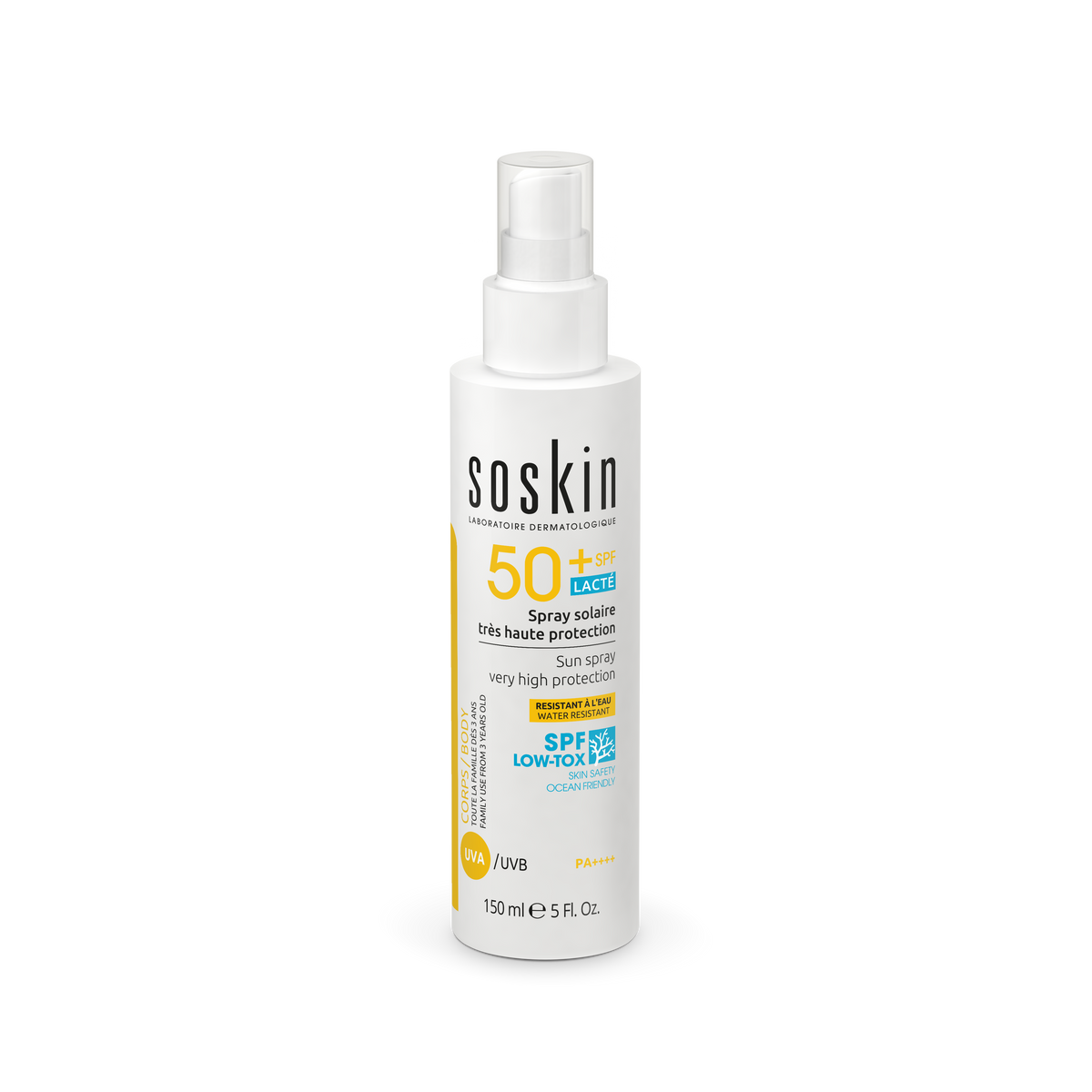 Spray solaire très haute protection SPF50+