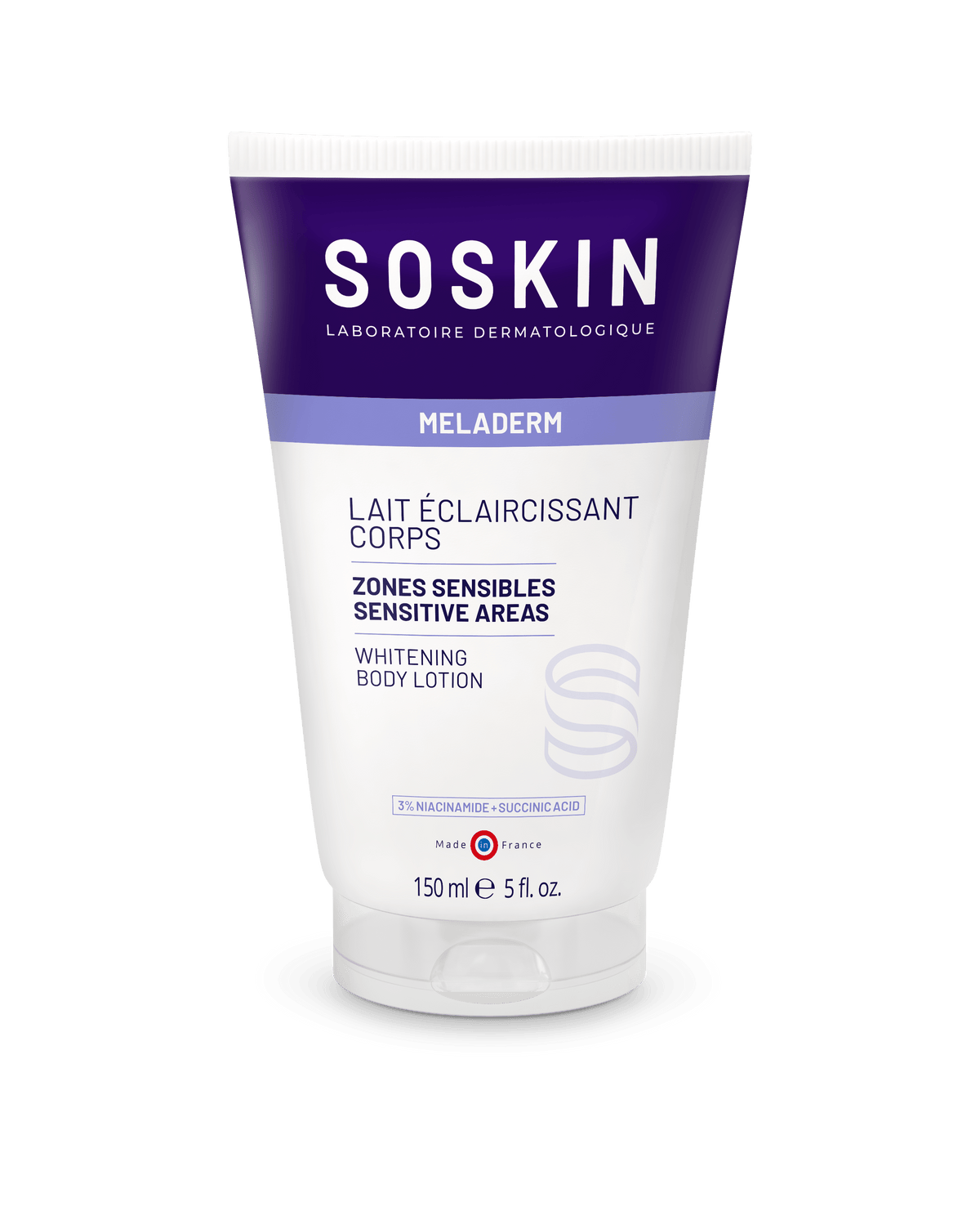 Lait éclaircissant corps Soins corporels Soskin