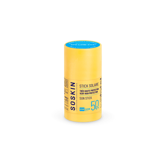 Stick solaire SPF50+ Soins solaires Soskin