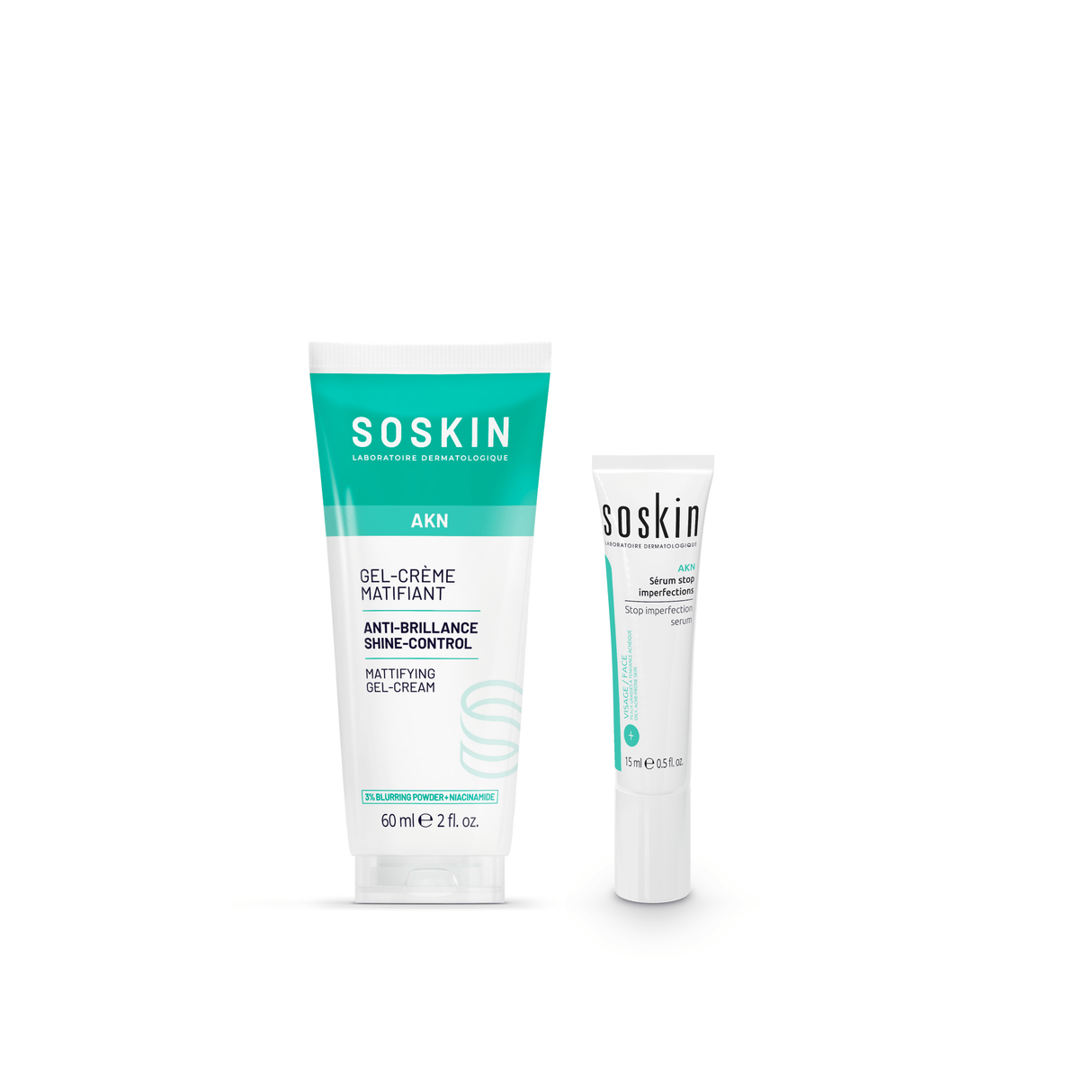 Gel-crème matifiant & Sérum stop imperfections SOSkin