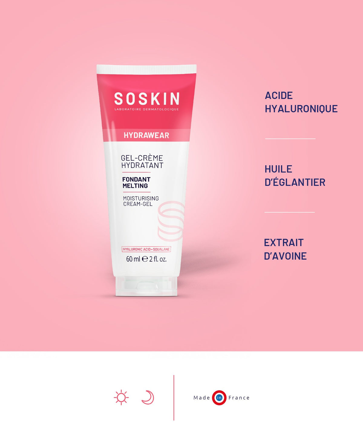 Gel-crème hydratant Soins de jour Soskin