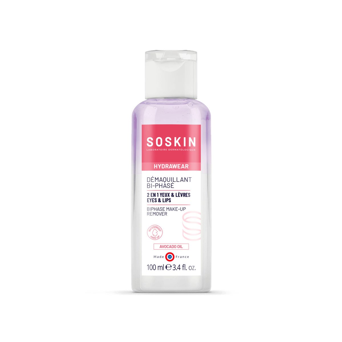 Démaquillant doux bi-phasé Nettoyants & Démaquillants Soskin
