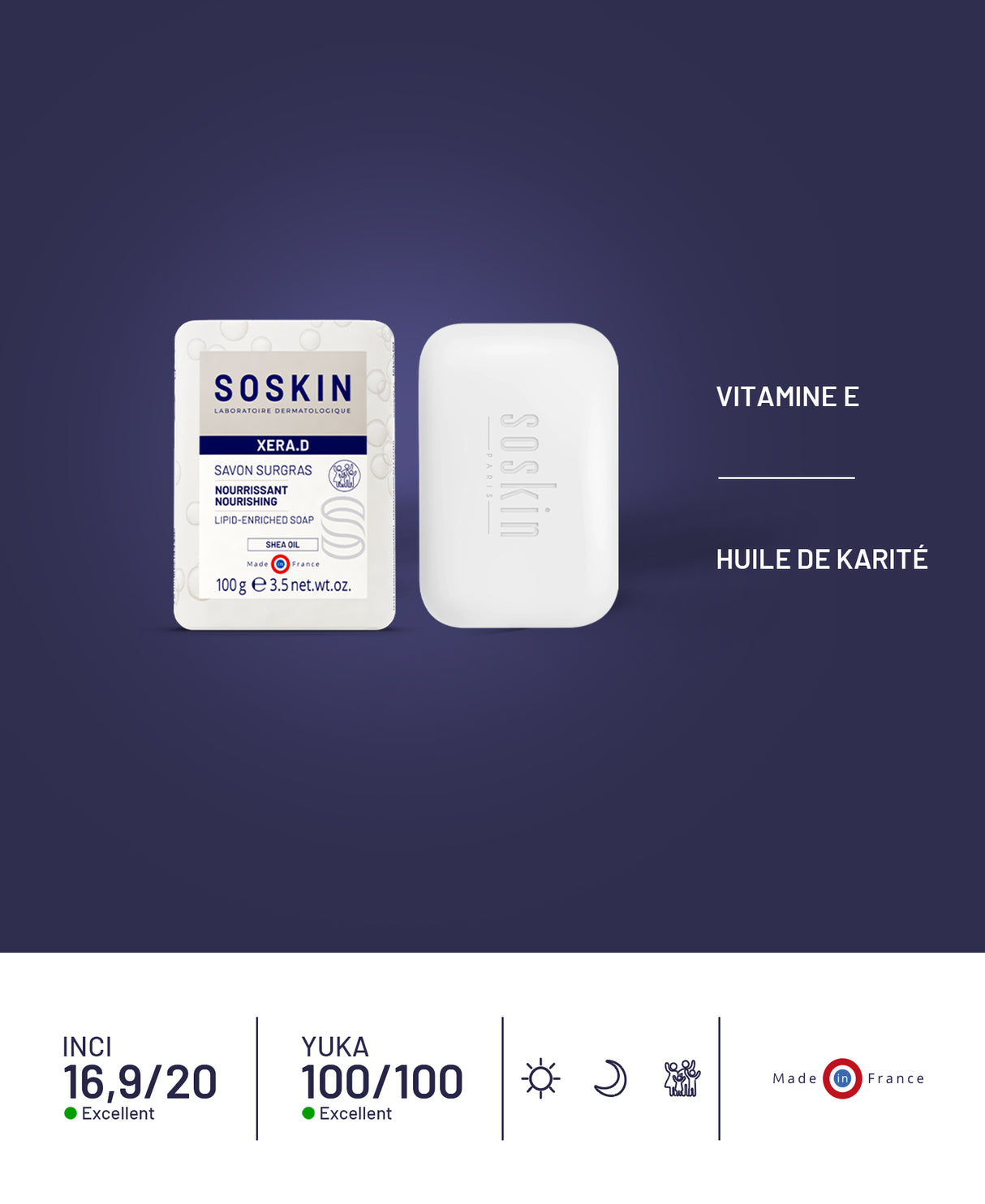 Savon surgras Nettoyants & Démaquillants Soskin
