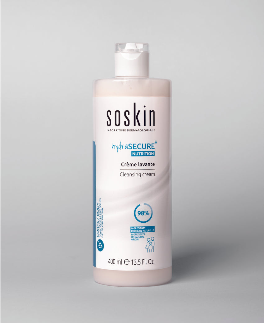 Crème lavante de la gamme Hydrasecure - SOSkin